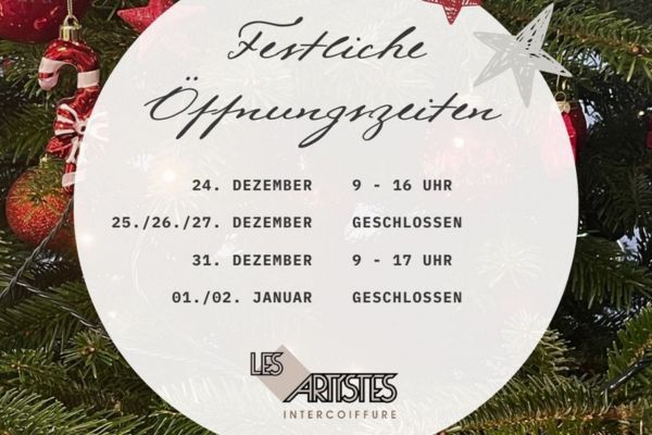 Festtagsöffnungszeiten